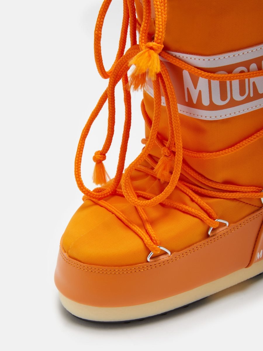 Moon Boot ICON JUNIOR NYLON BOOTS - SUNNY ORANGE